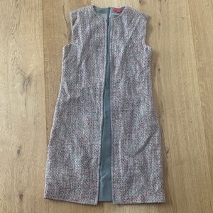 LAvia Gray and Pink Sleeveless dress wool Medium